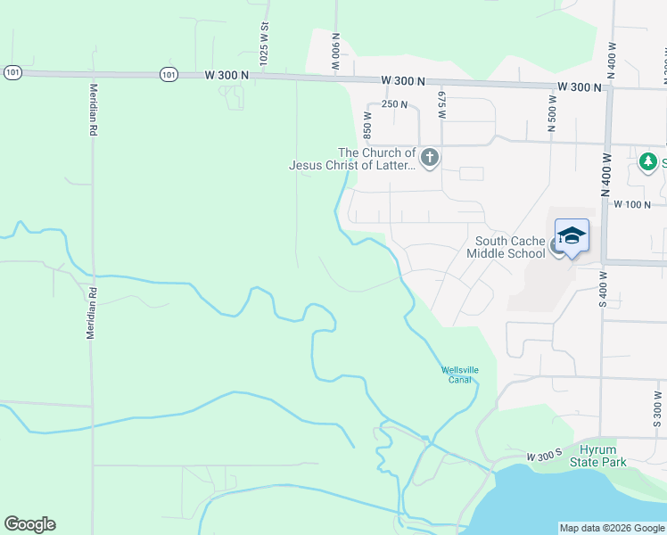 map of restaurants, bars, coffee shops, grocery stores, and more near 918 West 85 South in Wellsville