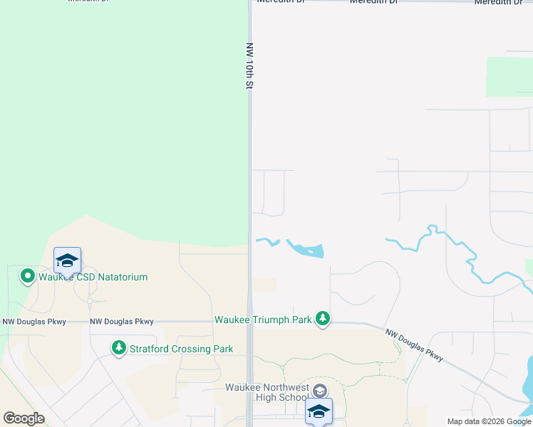 map of restaurants, bars, coffee shops, grocery stores, and more near 2707 U Avenue in Waukee
