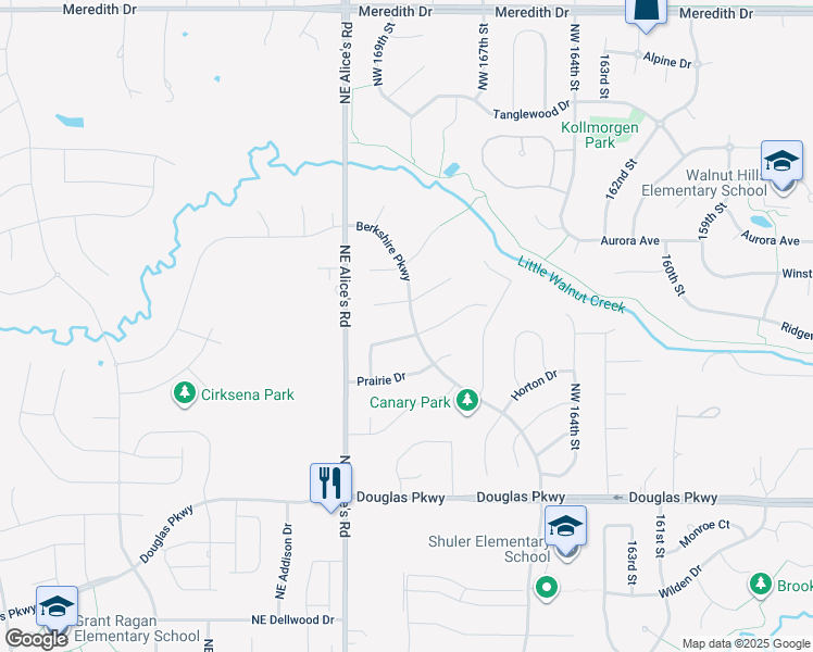 map of restaurants, bars, coffee shops, grocery stores, and more near 16806 Verona Hills Drive in Clive