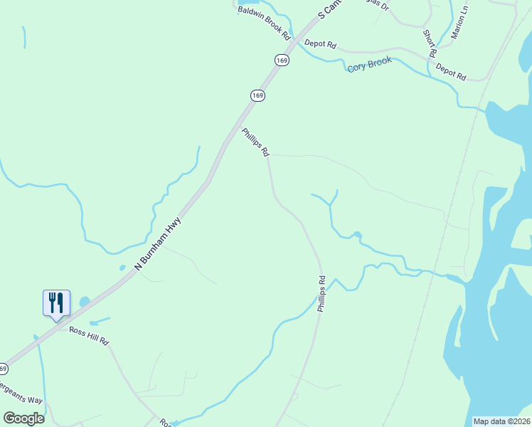 map of restaurants, bars, coffee shops, grocery stores, and more near 41 Phillips Road in Lisbon