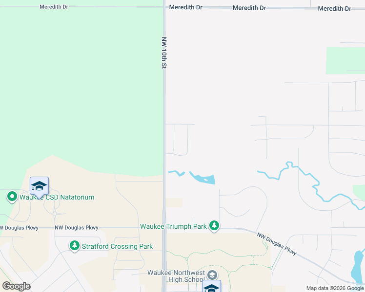 map of restaurants, bars, coffee shops, grocery stores, and more near 1015 North 10th Street in Waukee