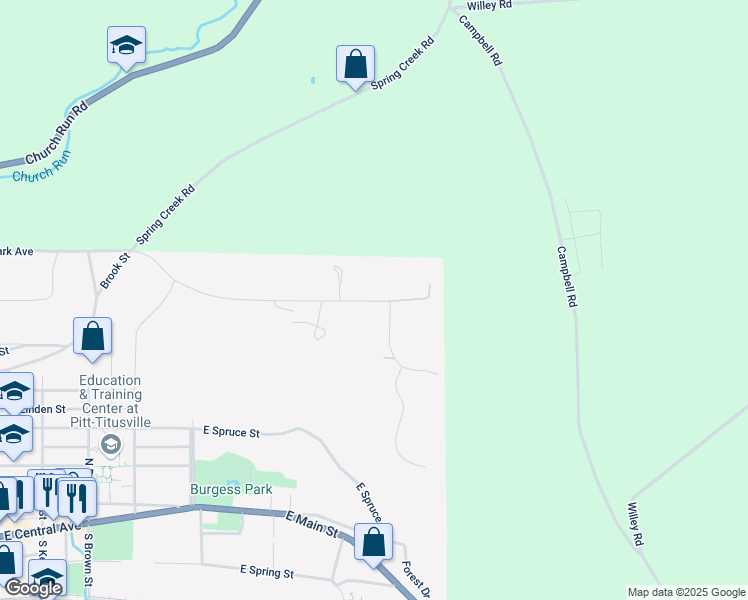 map of restaurants, bars, coffee shops, grocery stores, and more near 862 Rockwood Drive in Titusville