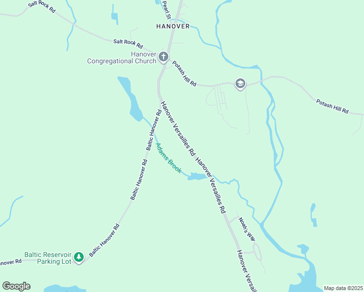 map of restaurants, bars, coffee shops, grocery stores, and more near 150 Hanover Versailles Road in Sprague