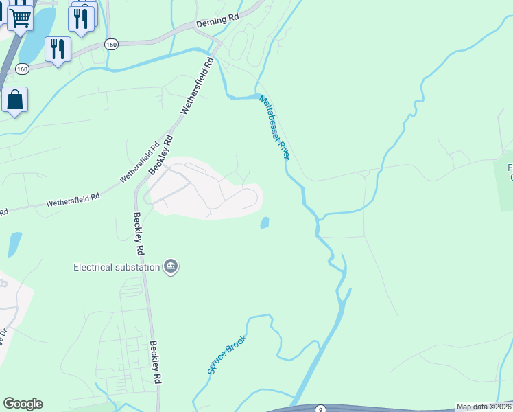 map of restaurants, bars, coffee shops, grocery stores, and more near 217 Scenic Drive in Berlin