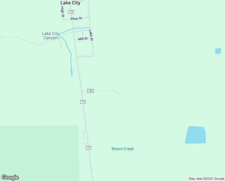 map of restaurants, bars, coffee shops, grocery stores, and more near 230 County Rd142 in Lake City