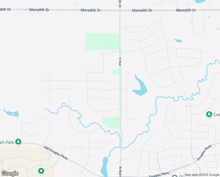 map of restaurants, bars, coffee shops, grocery stores, and more near 2740 V Avenue in Dallas Center