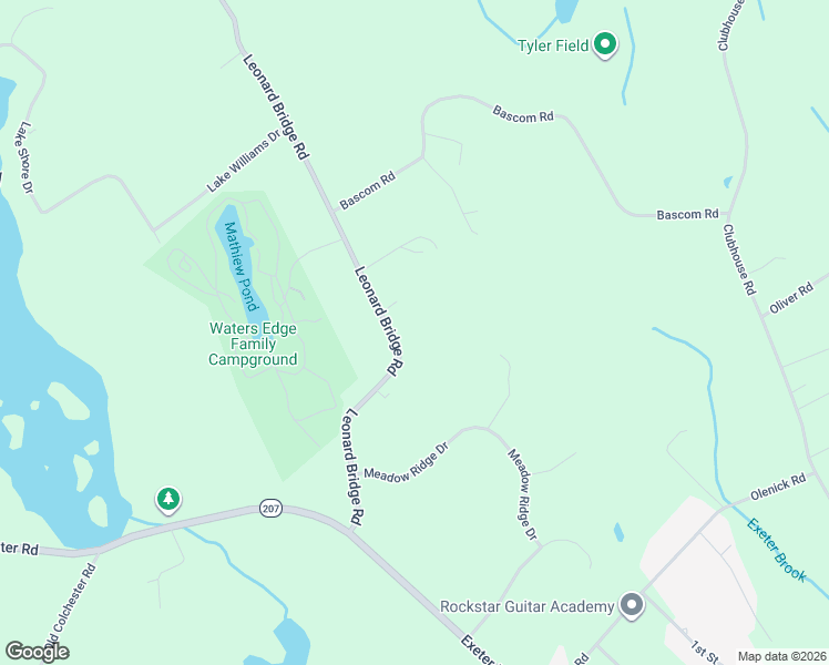 map of restaurants, bars, coffee shops, grocery stores, and more near 328 Leonard Bridge Road in Lebanon