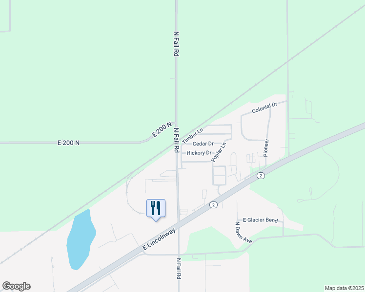 map of restaurants, bars, coffee shops, grocery stores, and more near 529 Cedar Drive in La Porte