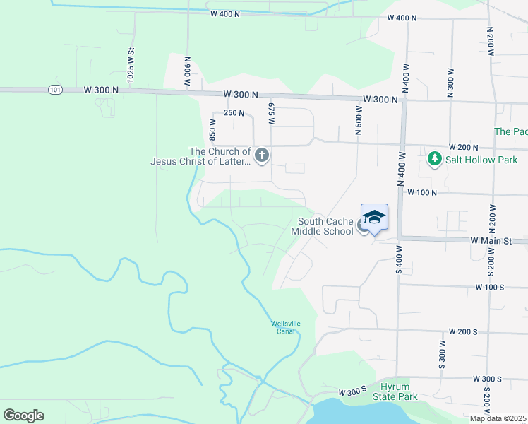 map of restaurants, bars, coffee shops, grocery stores, and more near 697 West 20 North in Hyrum