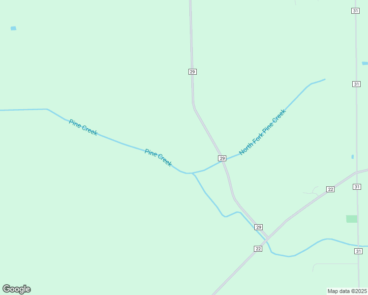 map of restaurants, bars, coffee shops, grocery stores, and more near 59121 County Road 29 in Goshen