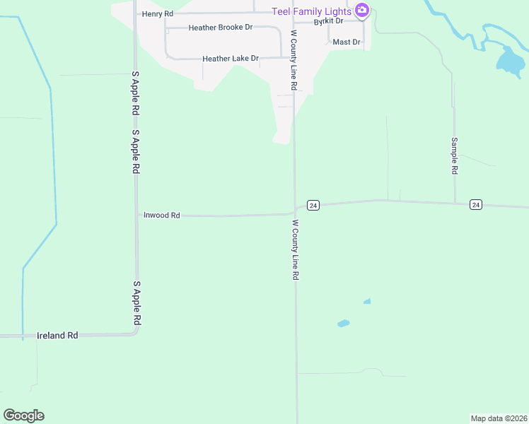 map of restaurants, bars, coffee shops, grocery stores, and more near 10051 Inwood Road in Osceola