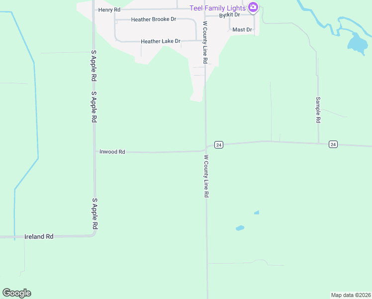 map of restaurants, bars, coffee shops, grocery stores, and more near 10051 Inwood Road in Osceola