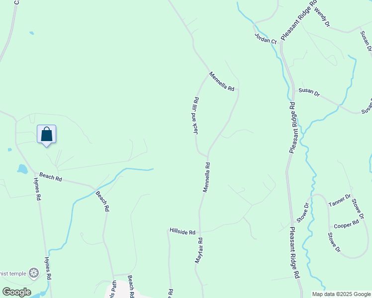 map of restaurants, bars, coffee shops, grocery stores, and more near 17 Jack and Jill Road in Poughquag