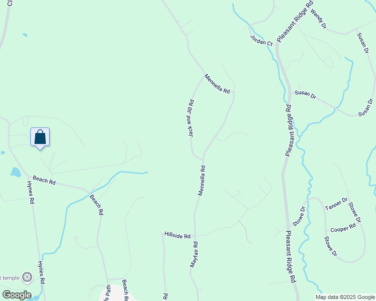 map of restaurants, bars, coffee shops, grocery stores, and more near 17 Jack and Jill Road in Poughquag