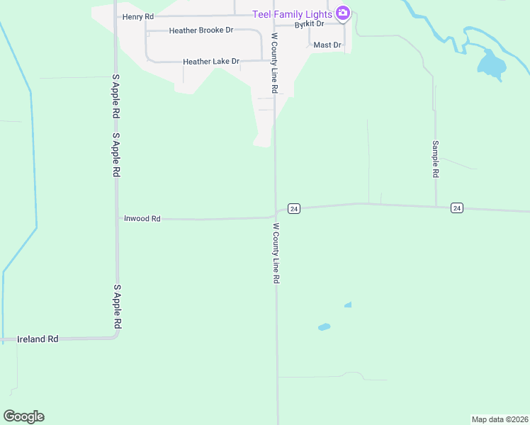 map of restaurants, bars, coffee shops, grocery stores, and more near 10051 Inwood Road in Osceola