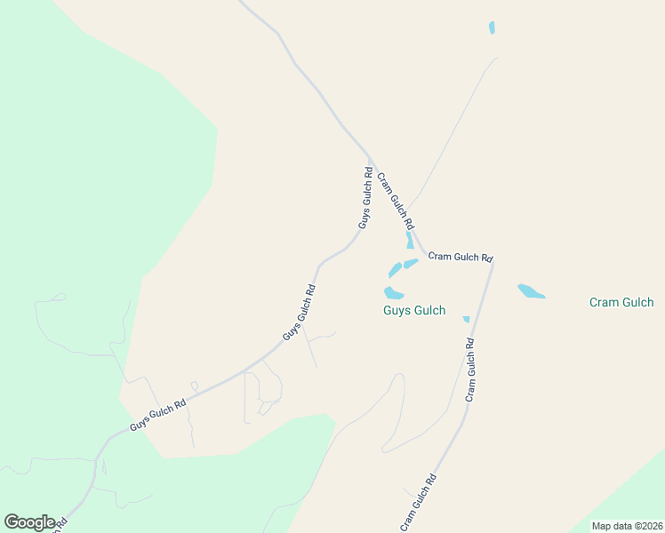 map of restaurants, bars, coffee shops, grocery stores, and more near 8600 Guys Gulch Road in Yreka