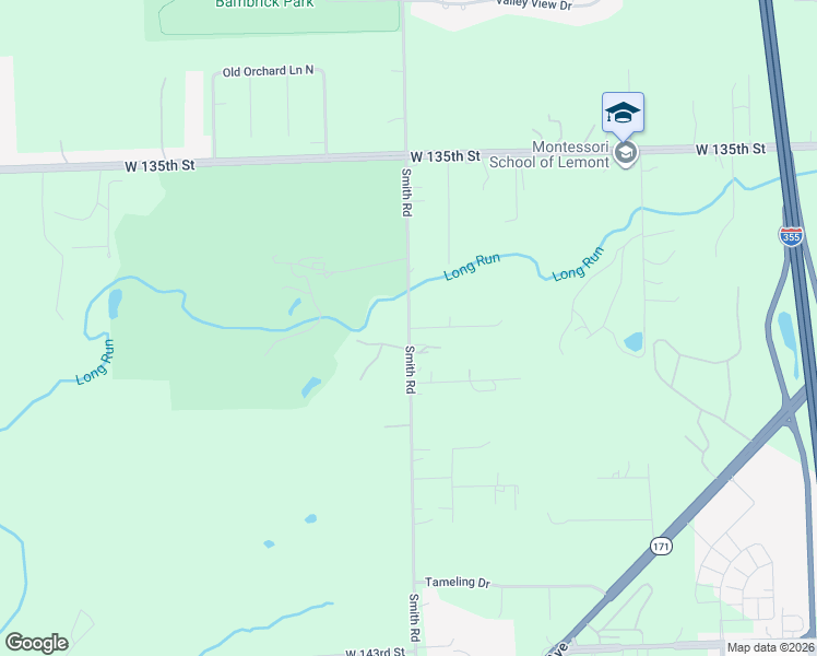 map of restaurants, bars, coffee shops, grocery stores, and more near 13748 Smith Road in Lockport