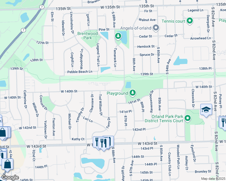8800 140th Street, Orland Park IL Walk Score
