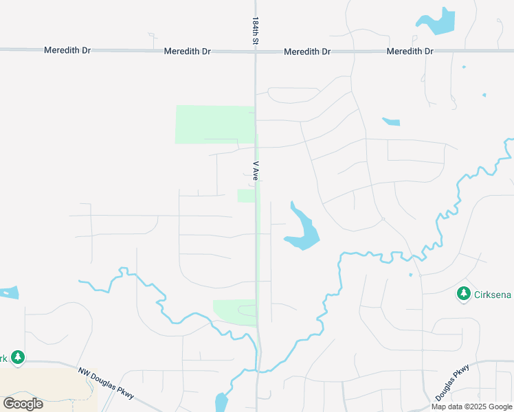map of restaurants, bars, coffee shops, grocery stores, and more near 2740 V Avenue in Dallas Center