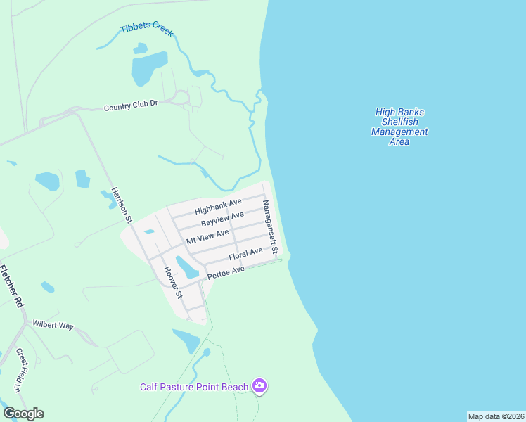 map of restaurants, bars, coffee shops, grocery stores, and more near 135 Highbank Avenue in North Kingstown
