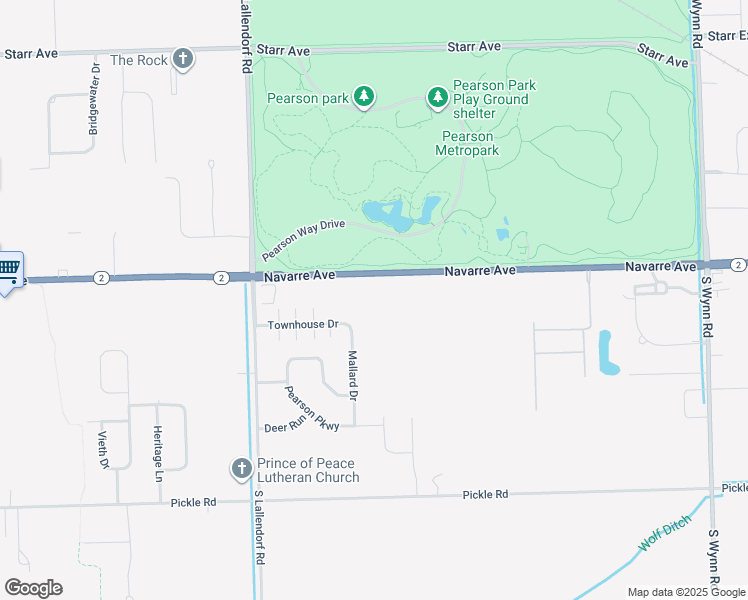 map of restaurants, bars, coffee shops, grocery stores, and more near 4436 Navarre Avenue in Oregon