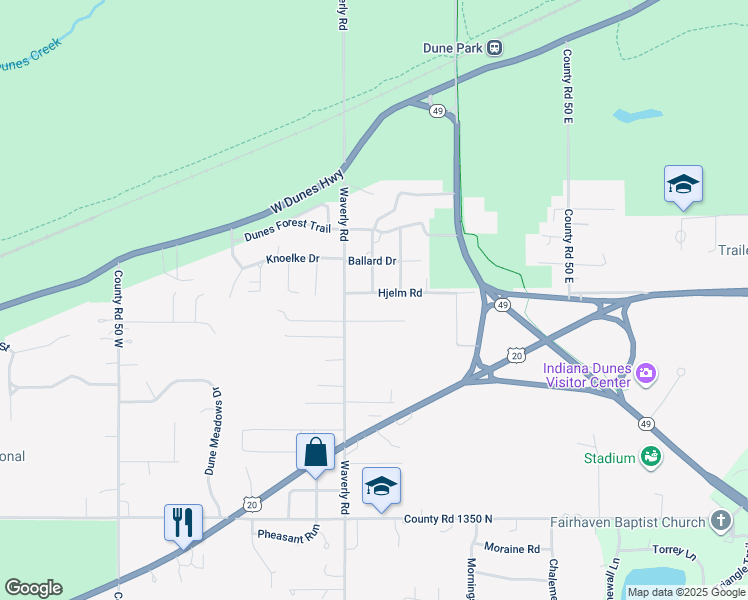 map of restaurants, bars, coffee shops, grocery stores, and more near 1501-1599 Fleming Street in Porter