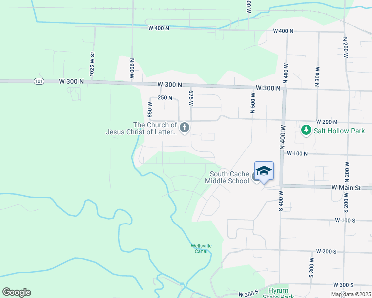 map of restaurants, bars, coffee shops, grocery stores, and more near 688 West 50 North in Hyrum