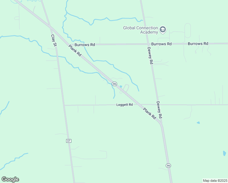 map of restaurants, bars, coffee shops, grocery stores, and more near 8594 Plank Road in Montville