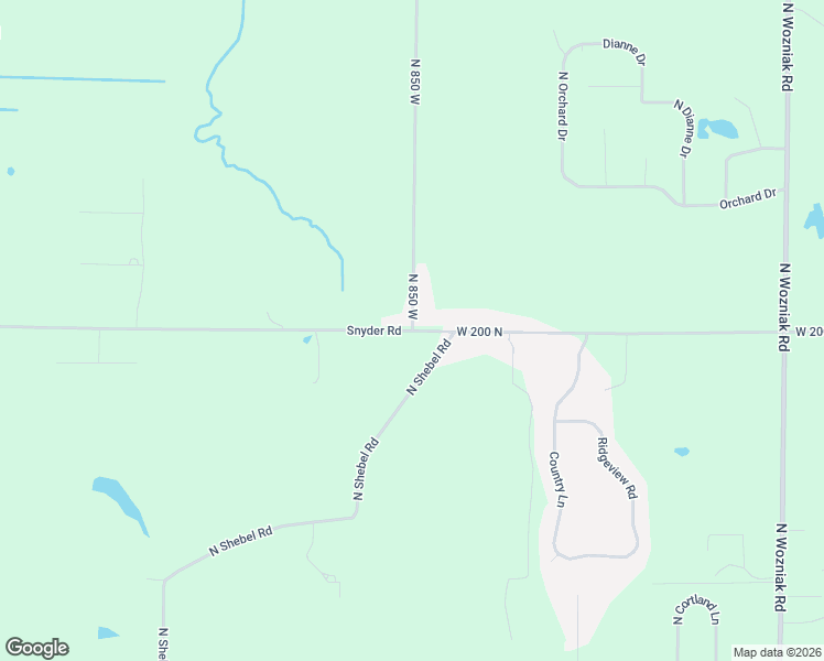 map of restaurants, bars, coffee shops, grocery stores, and more near 2001 North 850 West in Michigan City