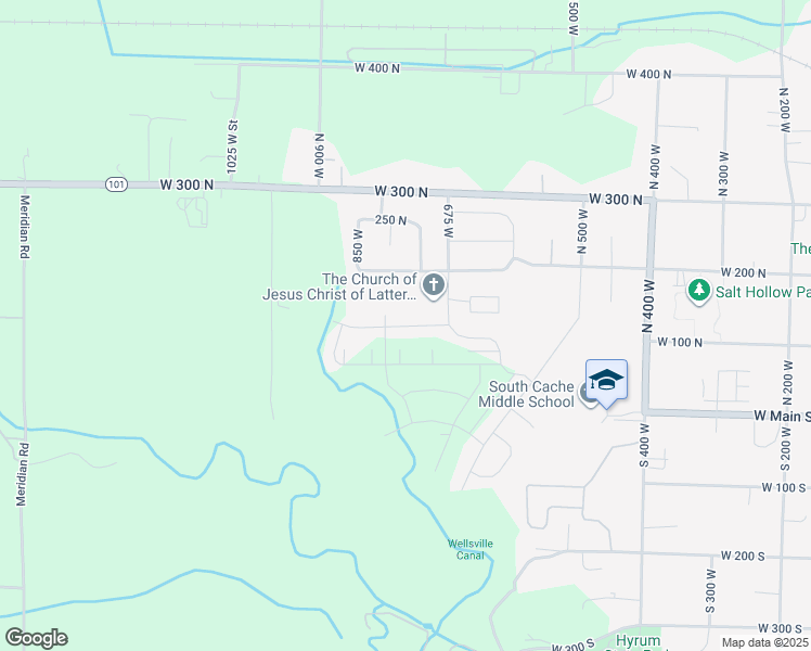 map of restaurants, bars, coffee shops, grocery stores, and more near 798 West 50 North in Hyrum