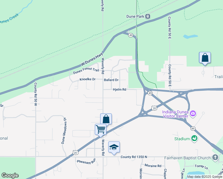 map of restaurants, bars, coffee shops, grocery stores, and more near 1501 Fleming Street in Porter