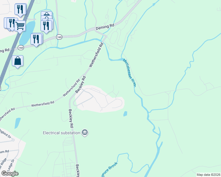 map of restaurants, bars, coffee shops, grocery stores, and more near 110 Quarry Lane in Berlin