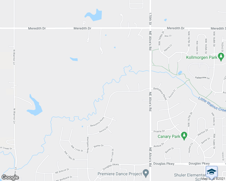 map of restaurants, bars, coffee shops, grocery stores, and more near 17307 Berkshire Parkway in Clive