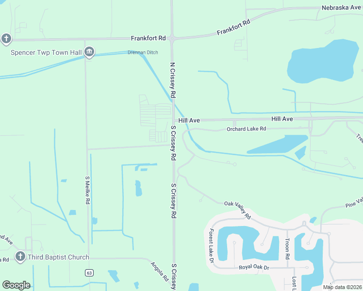 map of restaurants, bars, coffee shops, grocery stores, and more near 8 South Crissey Road in Holland
