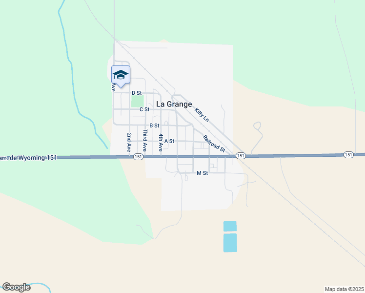 map of restaurants, bars, coffee shops, grocery stores, and more near 125 5th Avenue in La Grange