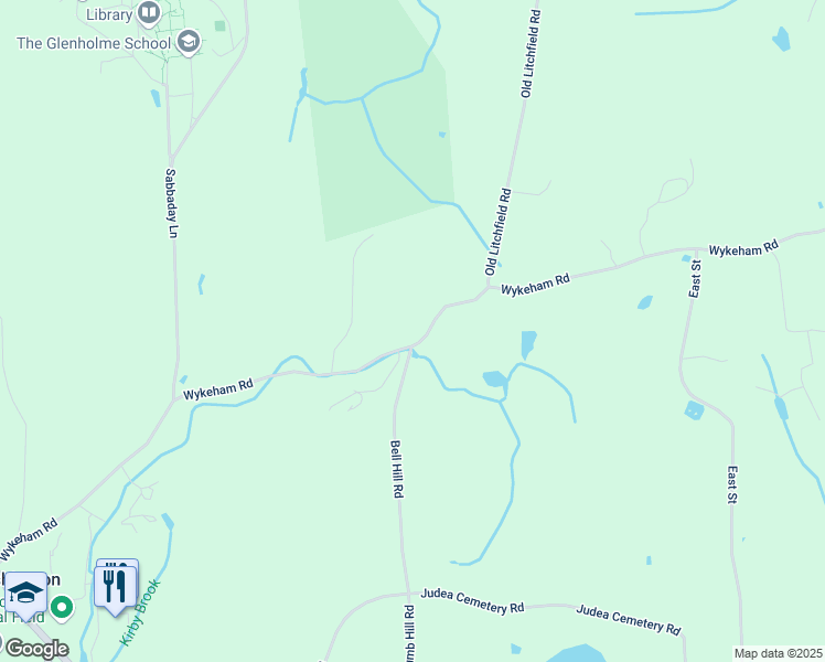 map of restaurants, bars, coffee shops, grocery stores, and more near 108 Wykeham Road in Washington
