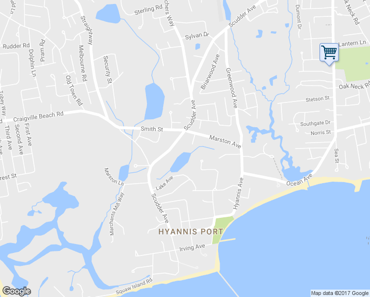 map of restaurants, bars, coffee shops, grocery stores, and more near 417 Scudder Avenue in Barnstable