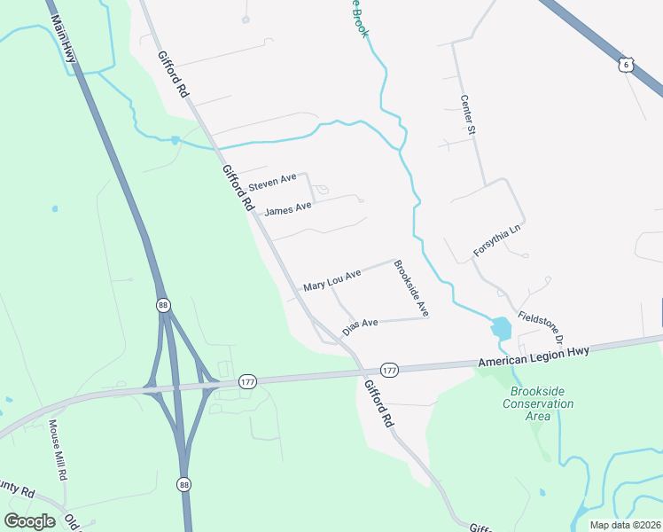 map of restaurants, bars, coffee shops, grocery stores, and more near 40 Mary Lou Avenue in Westport