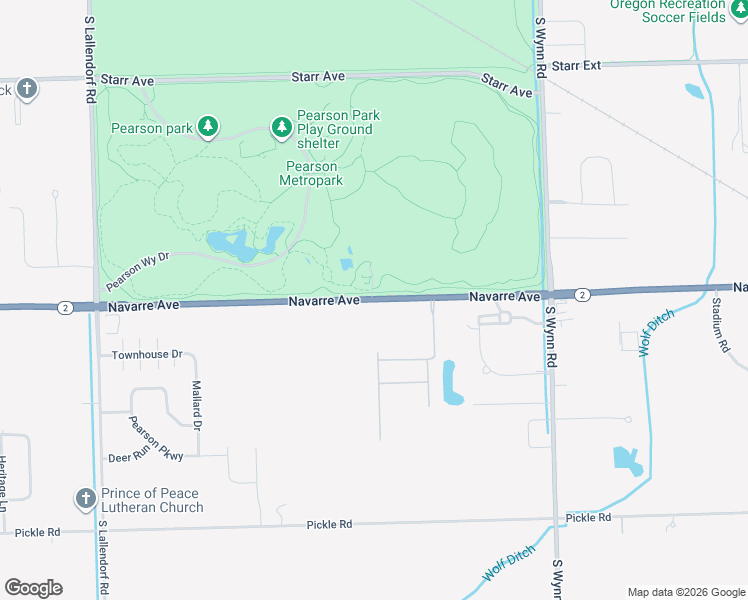 map of restaurants, bars, coffee shops, grocery stores, and more near 4718 Navarre Avenue in Oregon