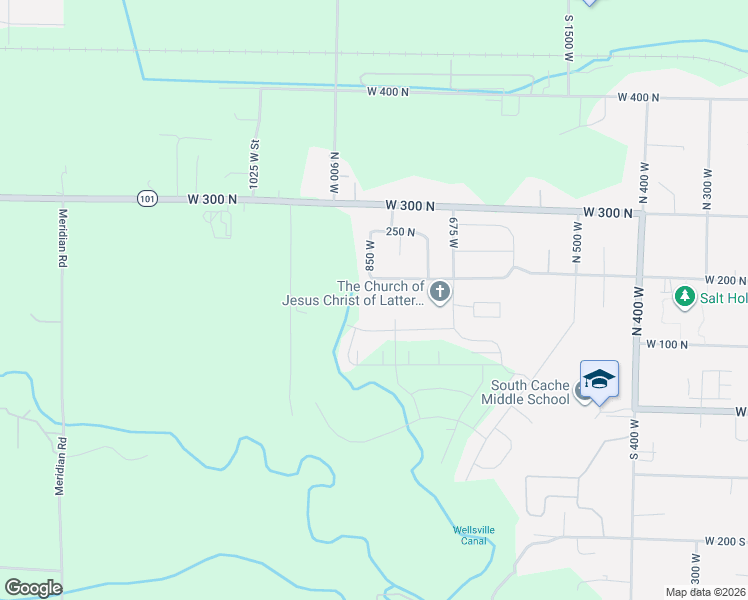 map of restaurants, bars, coffee shops, grocery stores, and more near West 70 North in Hyrum