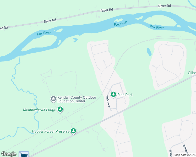 map of restaurants, bars, coffee shops, grocery stores, and more near 453 Poplar Drive in Yorkville