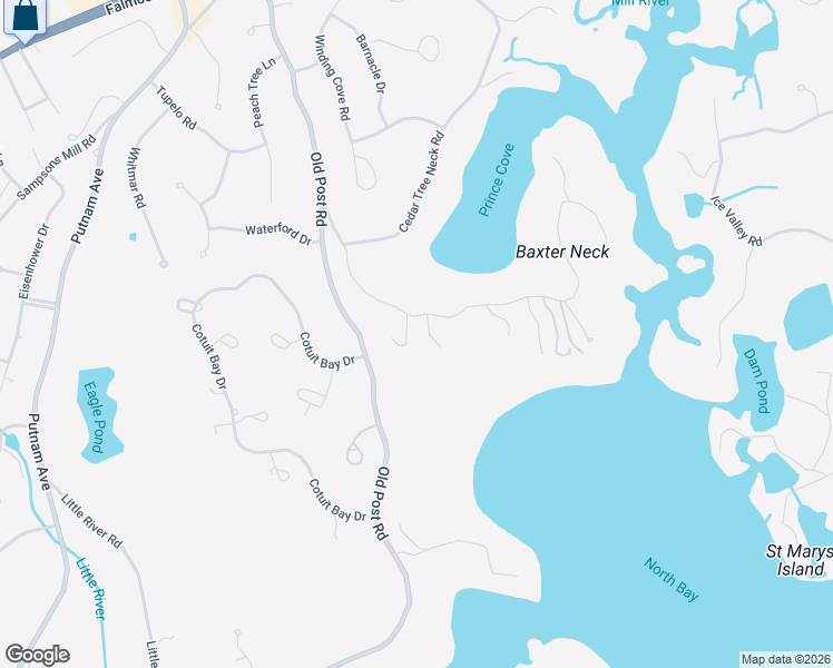 map of restaurants, bars, coffee shops, grocery stores, and more near 165 Baxter Neck Road in Barnstable