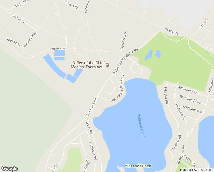 map of restaurants, bars, coffee shops, grocery stores, and more near 25 Falmouth-Sandwich Road in Mashpee