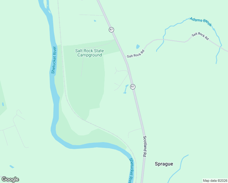 map of restaurants, bars, coffee shops, grocery stores, and more near 135 Scotland Road in Sprague