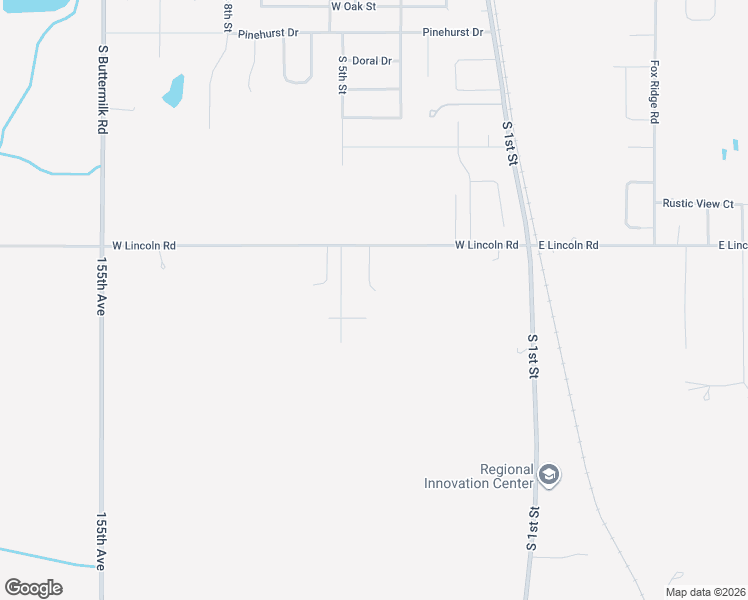 map of restaurants, bars, coffee shops, grocery stores, and more near 631 West Lincoln Road in Eldridge