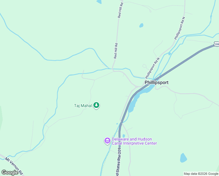 map of restaurants, bars, coffee shops, grocery stores, and more near 7 Allen Road in Wurtsboro