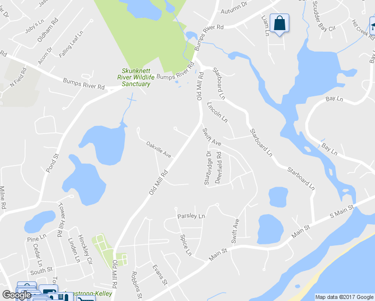 map of restaurants, bars, coffee shops, grocery stores, and more near 434 Old Mill Rd in Barnstable