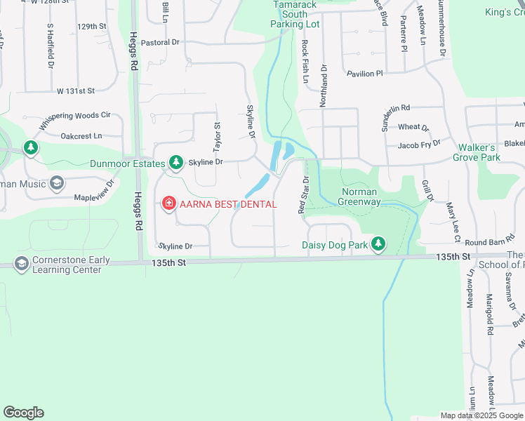 map of restaurants, bars, coffee shops, grocery stores, and more near 13342 Blakely Drive in Plainfield