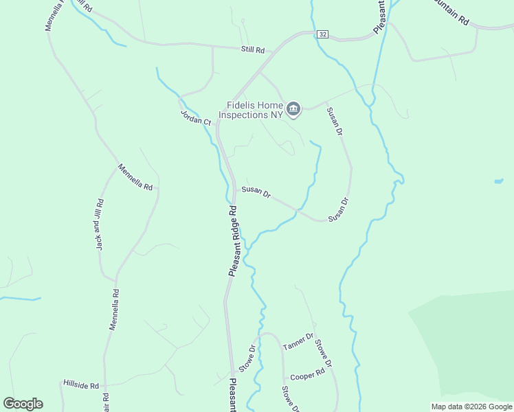 map of restaurants, bars, coffee shops, grocery stores, and more near 26 Susan Drive in Poughquag