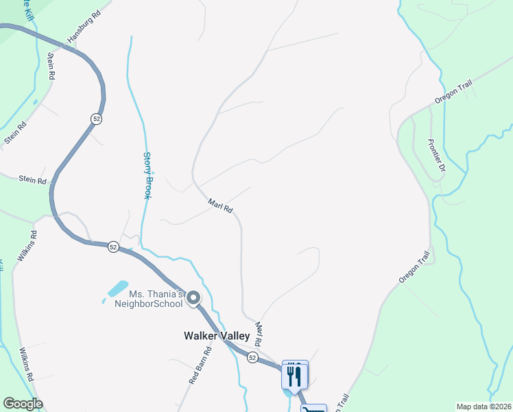 map of restaurants, bars, coffee shops, grocery stores, and more near 128 Marl Road in Pine Bush